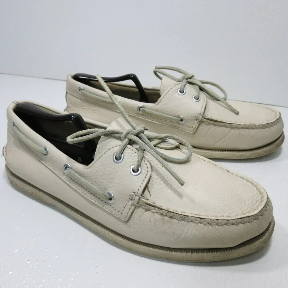Sperry Top-Sider Nubuck Leather Boat Shoes Mens Footwear Casual Zapatos 11.5 M